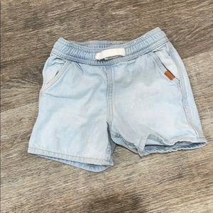 Zara stone wash shorts